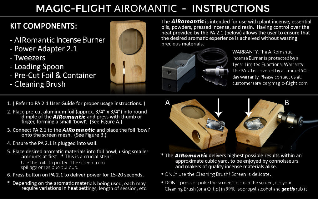 AIRomantic Incense Burner Factory Seconds