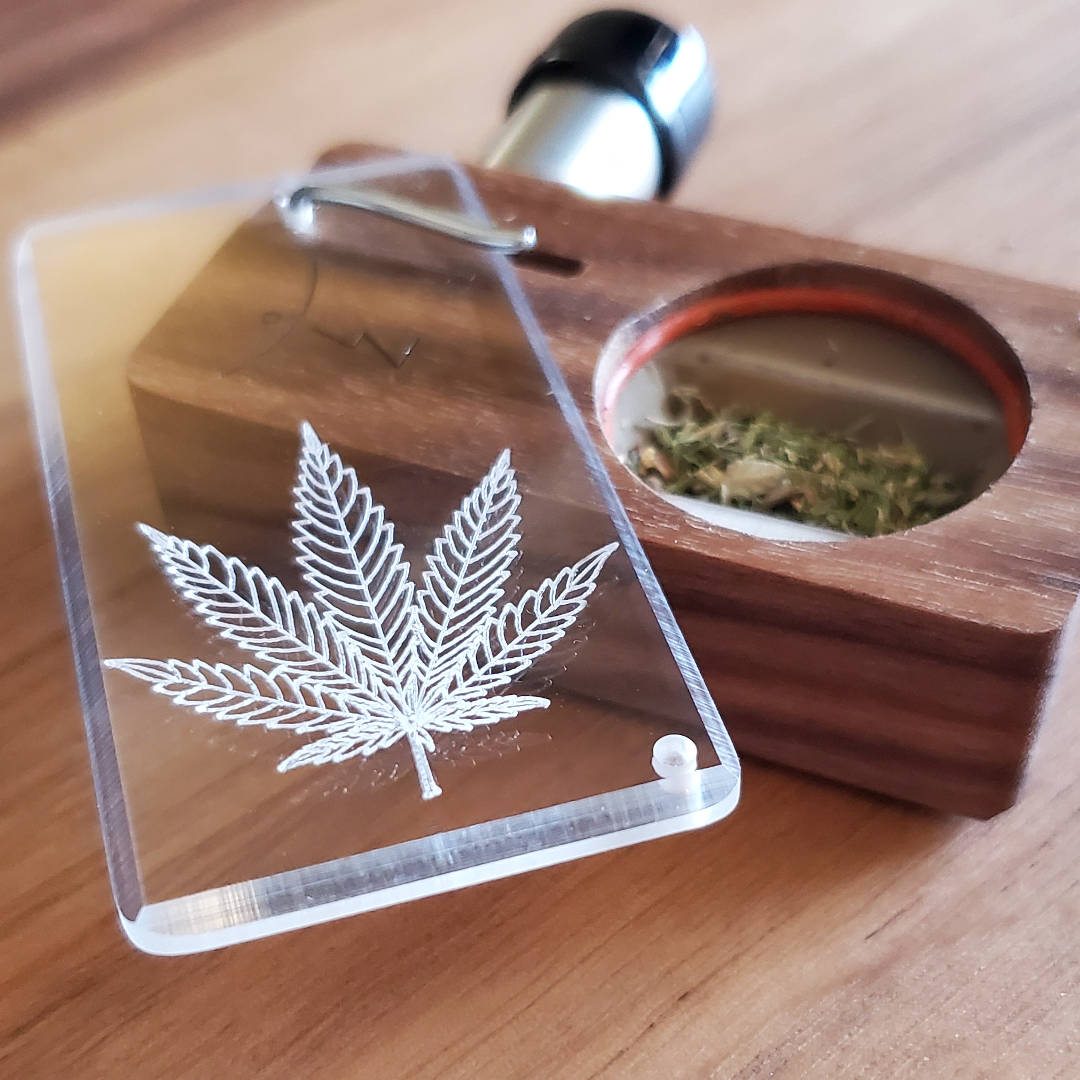 Launch Box - Dry Herb Vaporizer WALNUT hardwood